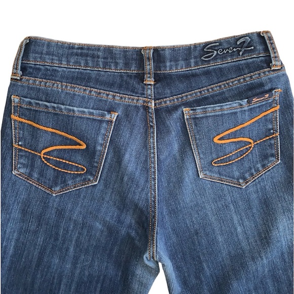 Seven 7 Jeans Slim Size 29 Dark Wash - Picture 3 of 10